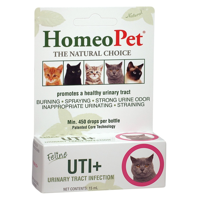 Homeopet Feline UTI+ Urinary Supplement for Cats, 15 mL
