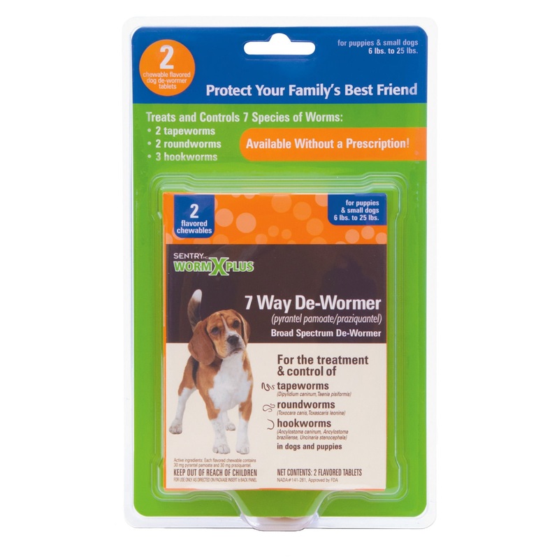 Sentry HC WormX Plus 7-Way Dog Dewormer