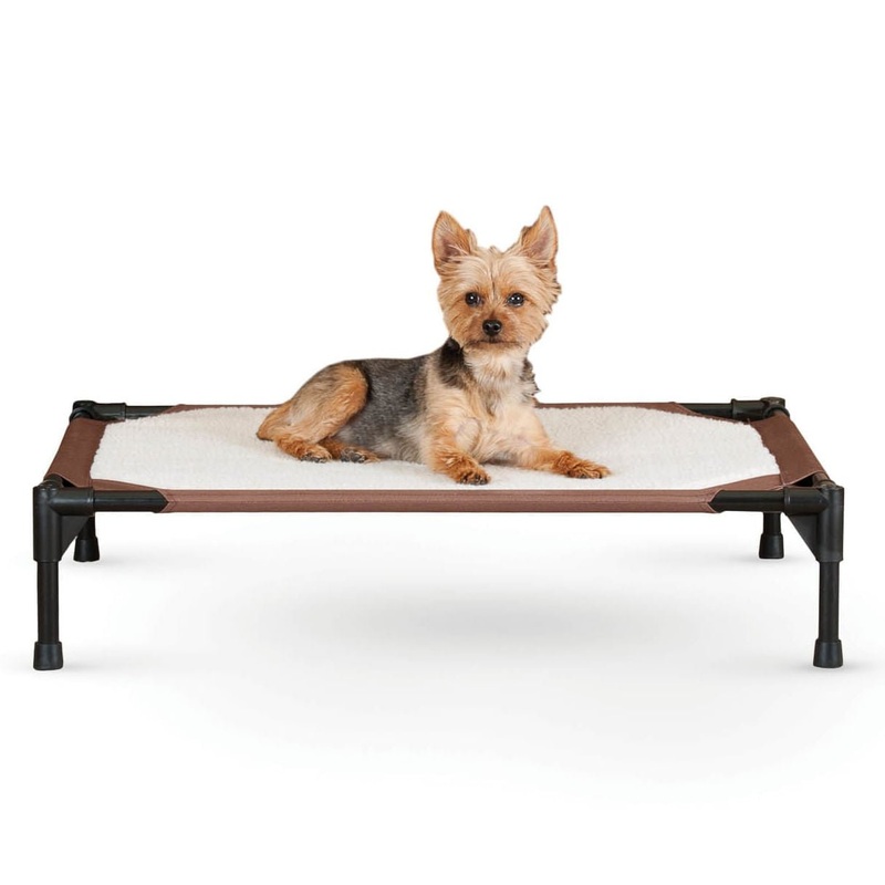 K&H Self-Warming Pet Cot|25″ x 32″|30″ x 42″|30″ X 42″|Medium|Large