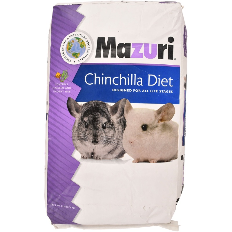 Mazuri Chinchilla Diet|25 lbs|2.5 lbs