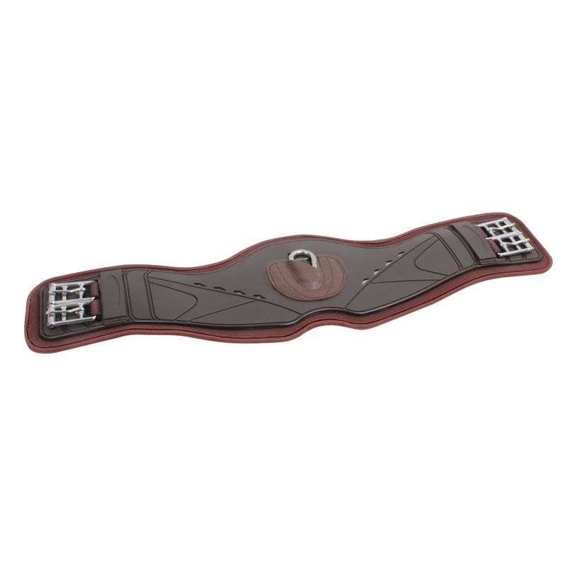 Professional’s Choice Contoured Monoflap Girth, Chocolate
