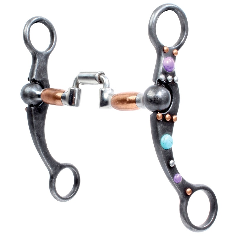 Professional’s Choice Stone Dot Shank Hinged Port Bit, 5 1/4