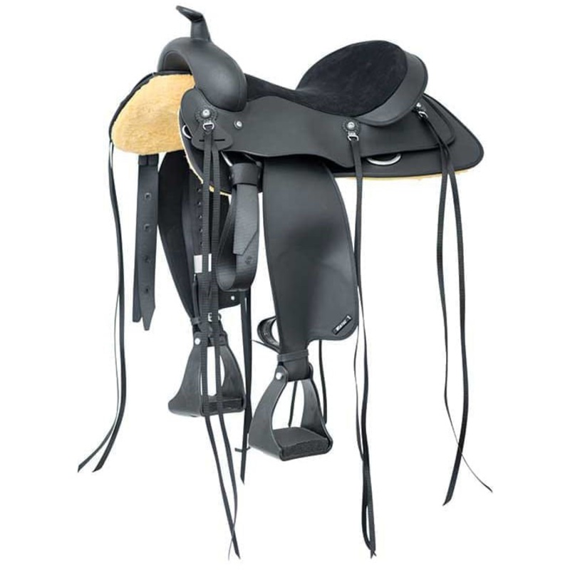 Wintec Western Trail Saddle|Black|Brown|14 in|15 in|16 in|17 in