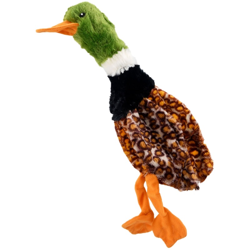 Big Skinneeez Plush Dog Toys|Mallard|Pink Flamingo