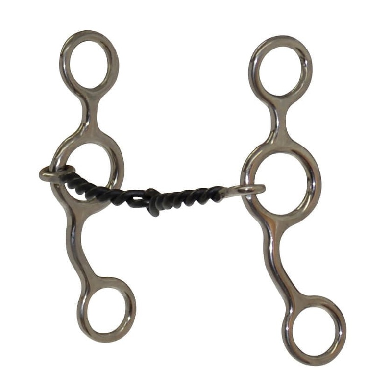 Diamond R Junior Cowhorse Twisted Snaffle