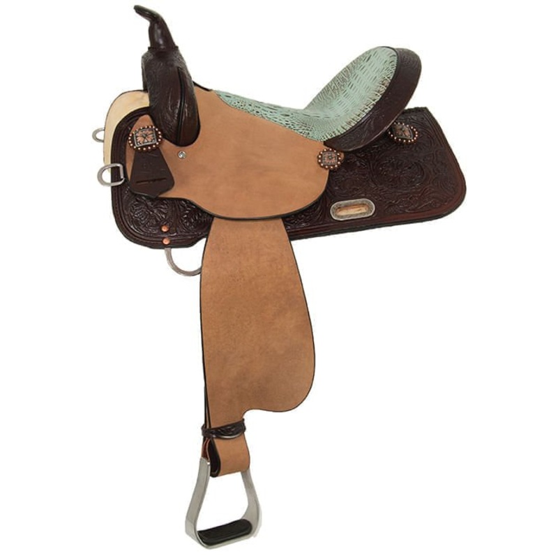 High Horse Runaway Barrel Saddle, Wide Tree