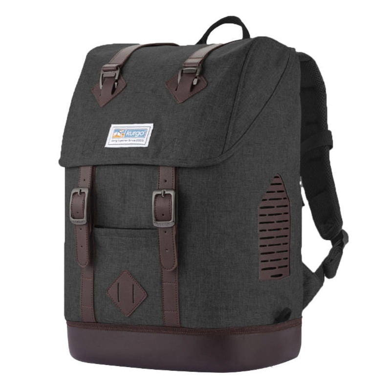 Kurgo K9 Rucksack Pet Carrier|Heather Black|Heather Gray