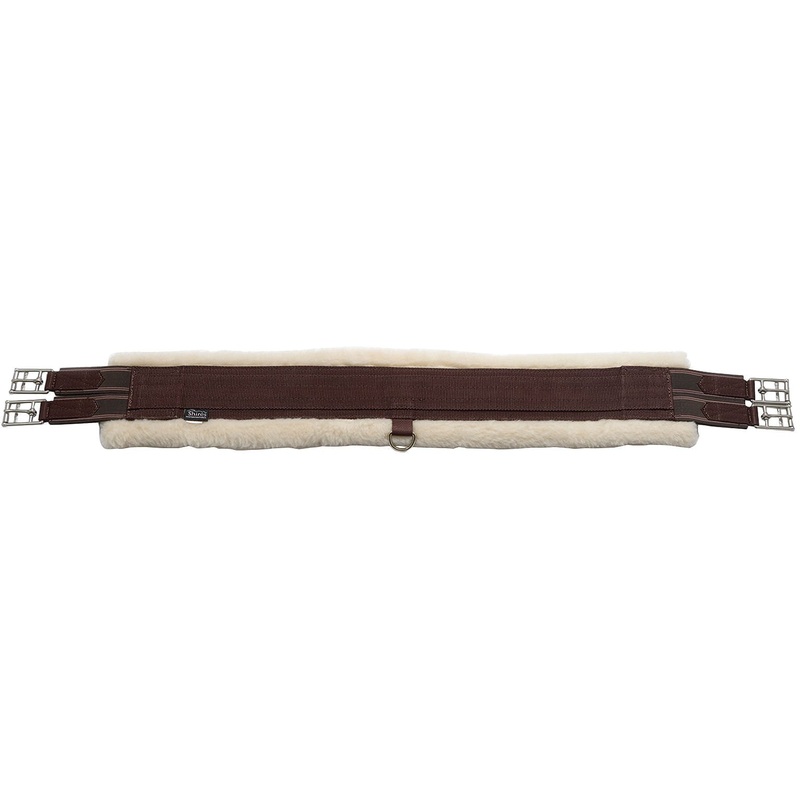 Perri’s Nylon Fleece Lined Girth, Brown