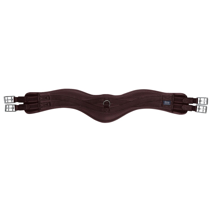 Shires Anti-Chafe Anatomic Girth, Brown