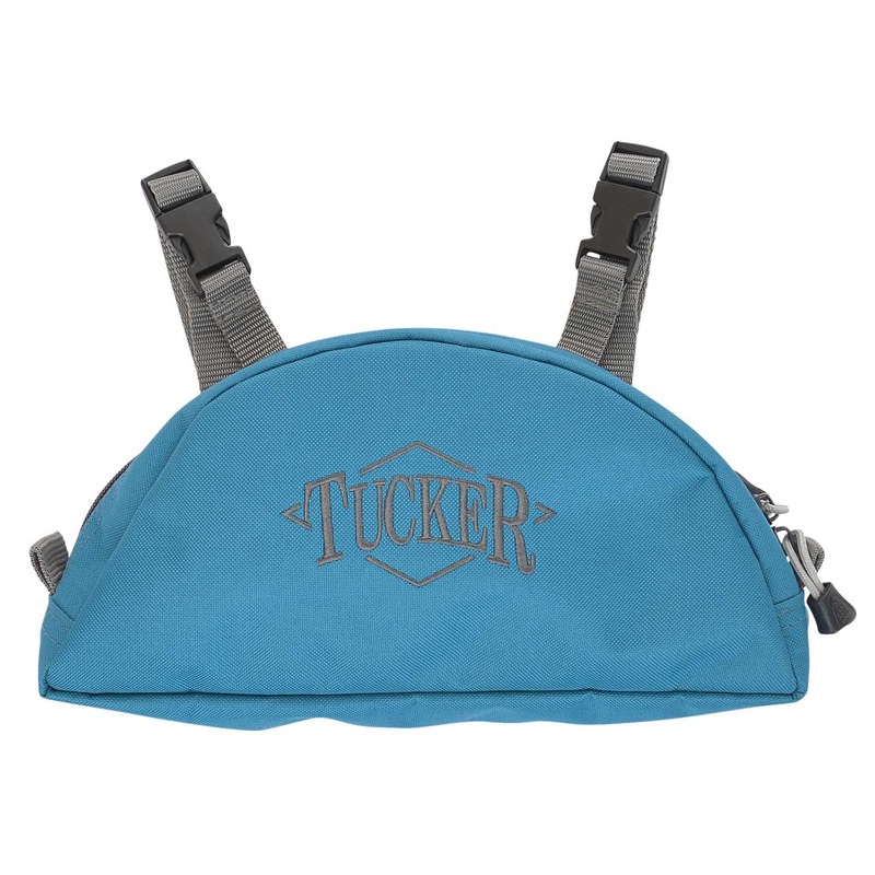 Tucker Day Tripper Pommel Bag|Blue|Gray