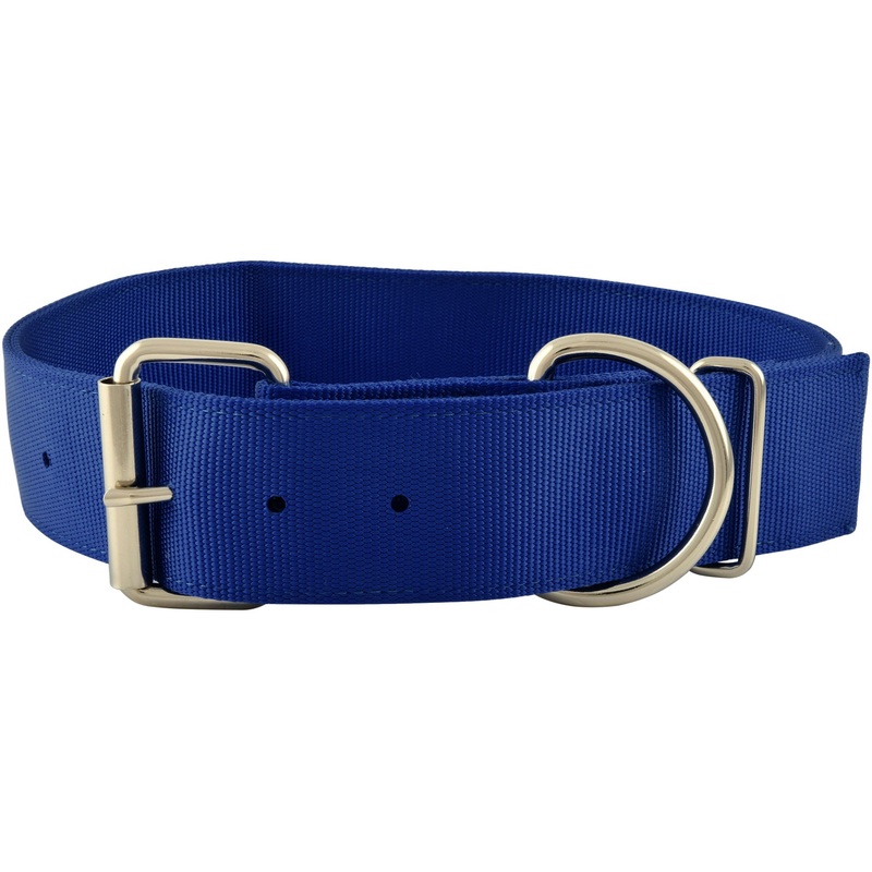 2W Large Breed Dog Collars|2″W x 15″-20″”L|2″W x 16.5″-21″L|2″W x 19″-23.5″L|2″W x 21.5″-26″L|2″W x 23.5″-28″L|Black|Royal Blue|Red
