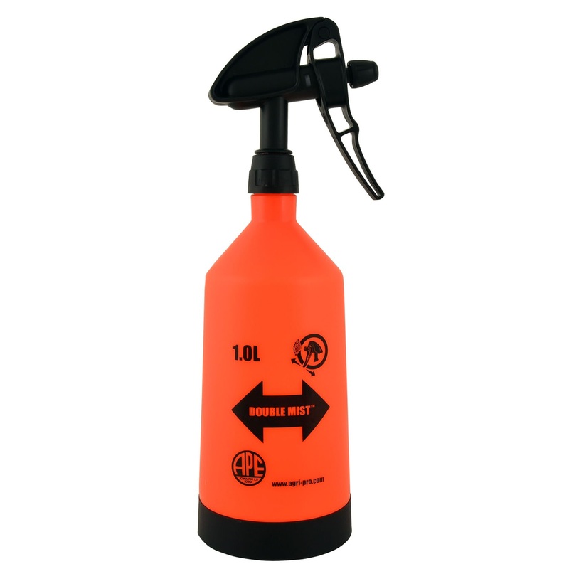 Double Mist Trigger Sprayer|16 oz|1 Liter (33 oz)|Orange