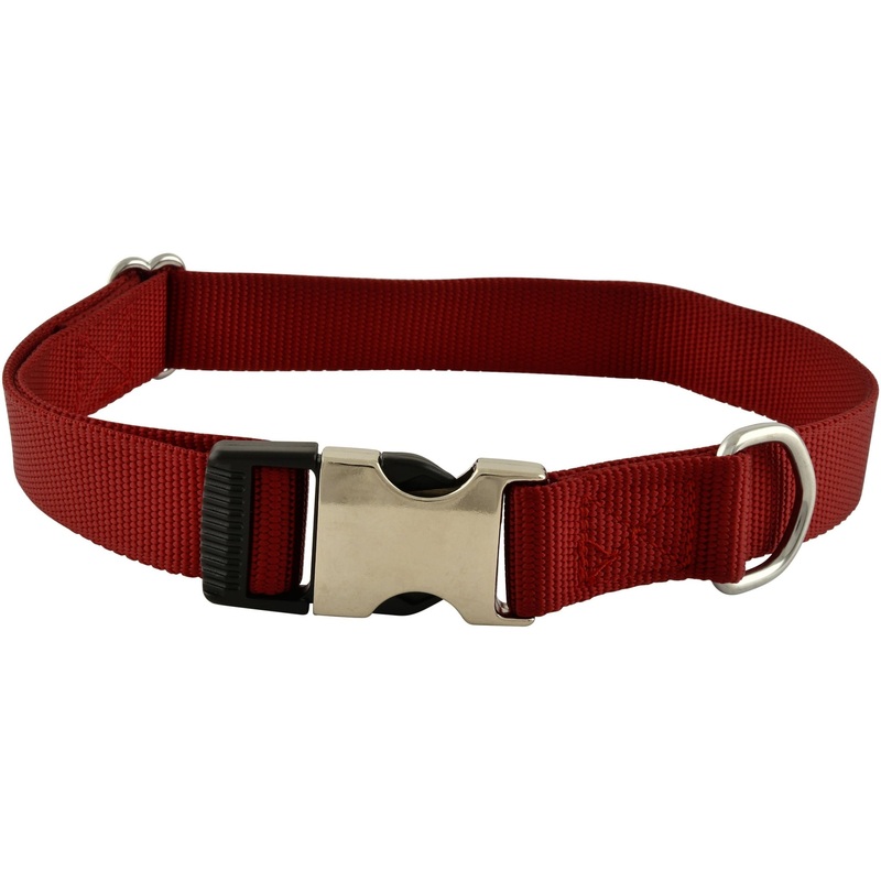 Millennium Dog Collar|3/4″W x 12-18″L|1″W x 18-26″L|Red|Royal Blue|Black
