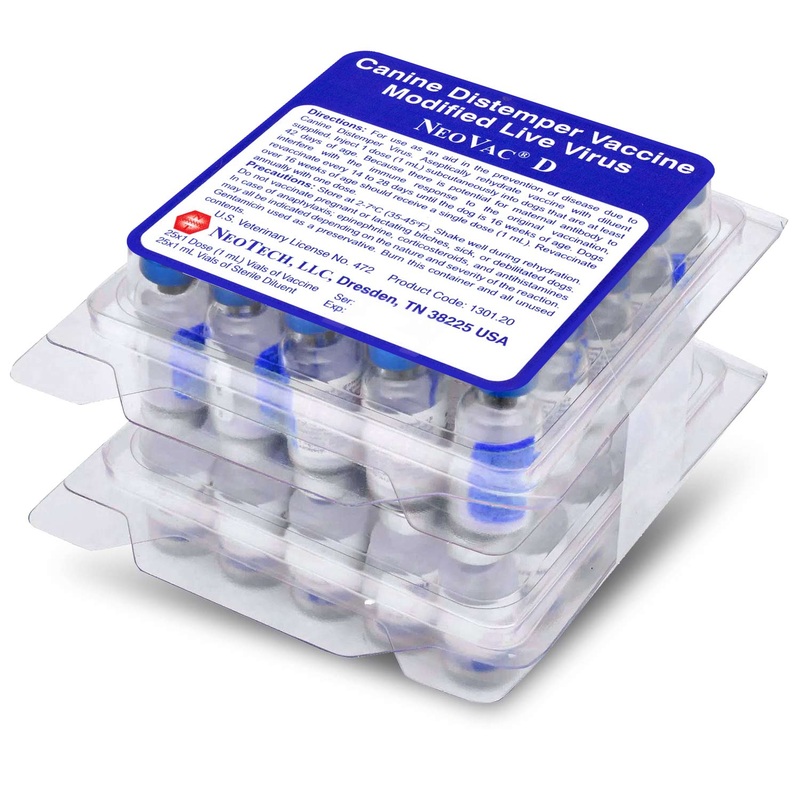 Neovac D Dog Vaccine (25 x 1ml)