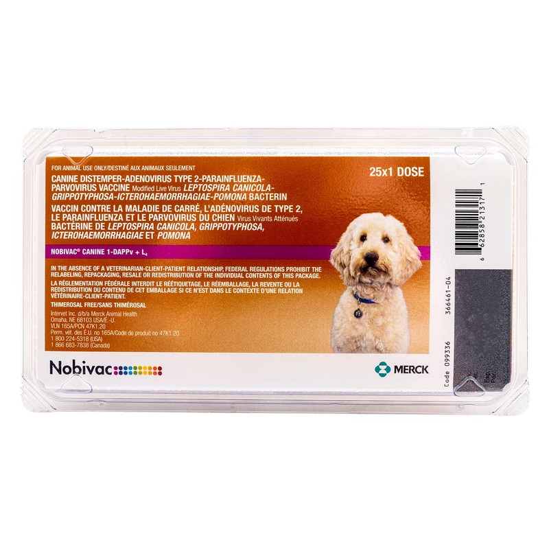 Nobivac Canine 1-DAPPv+L4 (9-way shot) Dog Vaccine