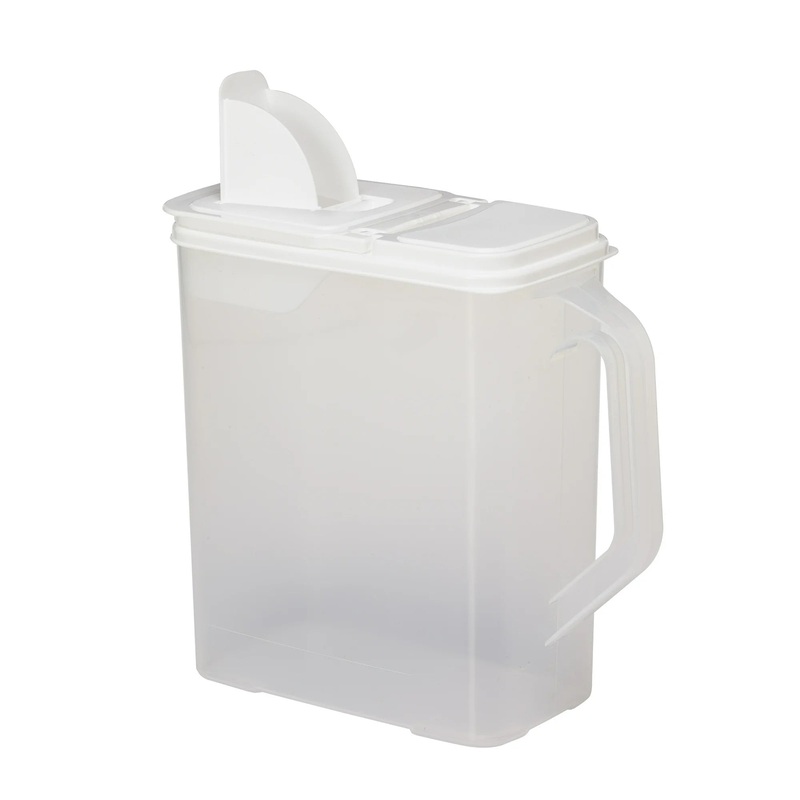 Pet Food Dispenser|White Lid / Clear Base|6 qt|8 qt|16 qt|32 qt