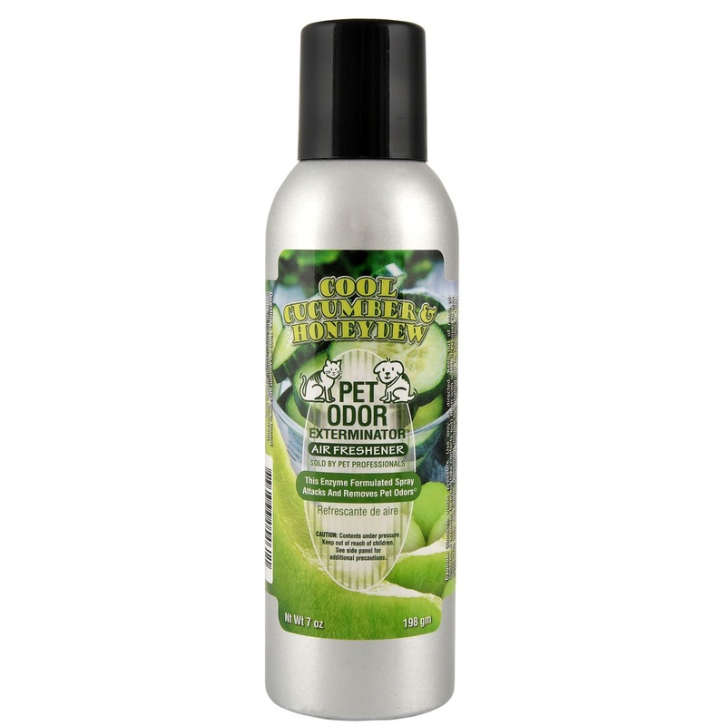 Pet Odor Exterminator Air Freshener Spray, Cool Cucumber & Honeydew Melon, 7 oz