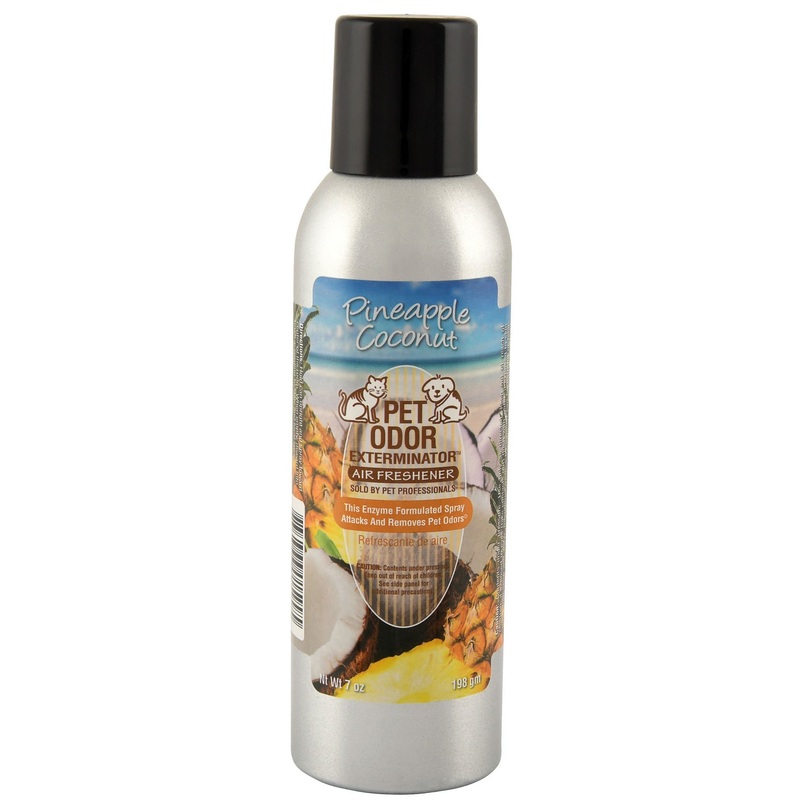 Pet Odor Exterminator Air Freshener Spray, Pineapple Coconut, 7 oz