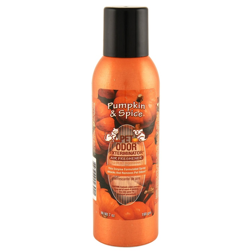 Pet Odor Exterminator Air Freshener Spray, Pumpkin Spice, 7 oz
