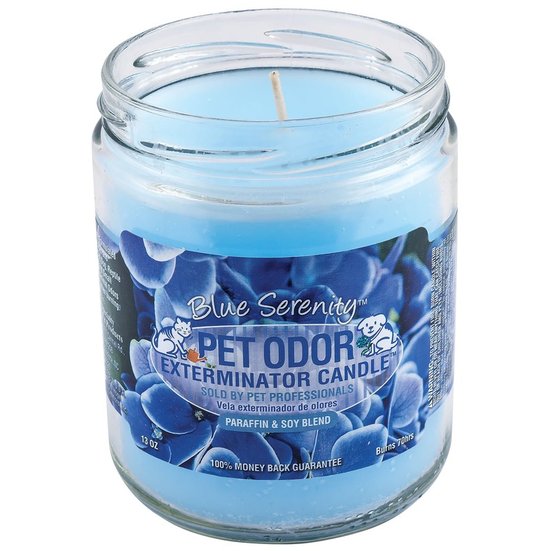 Pet Odor Exterminator Candle, Blue Serenity, 13 oz