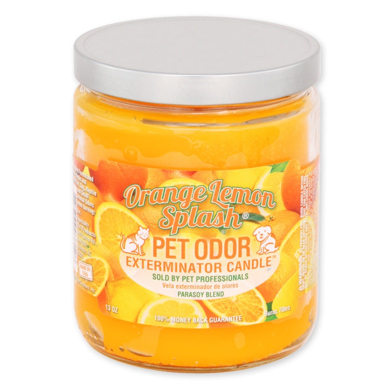 Pet Odor Exterminator Candle, Orange Lemon Splash, 13 oz