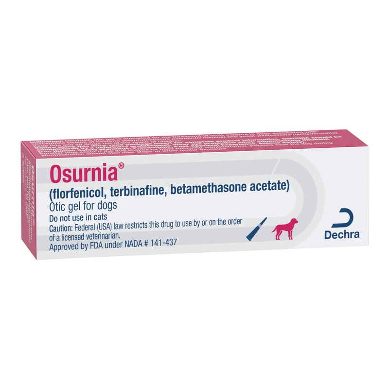 Rx Osurnia (florfenicol, terbinafine, betamethasone acetate) Otic Gel for Dogs
