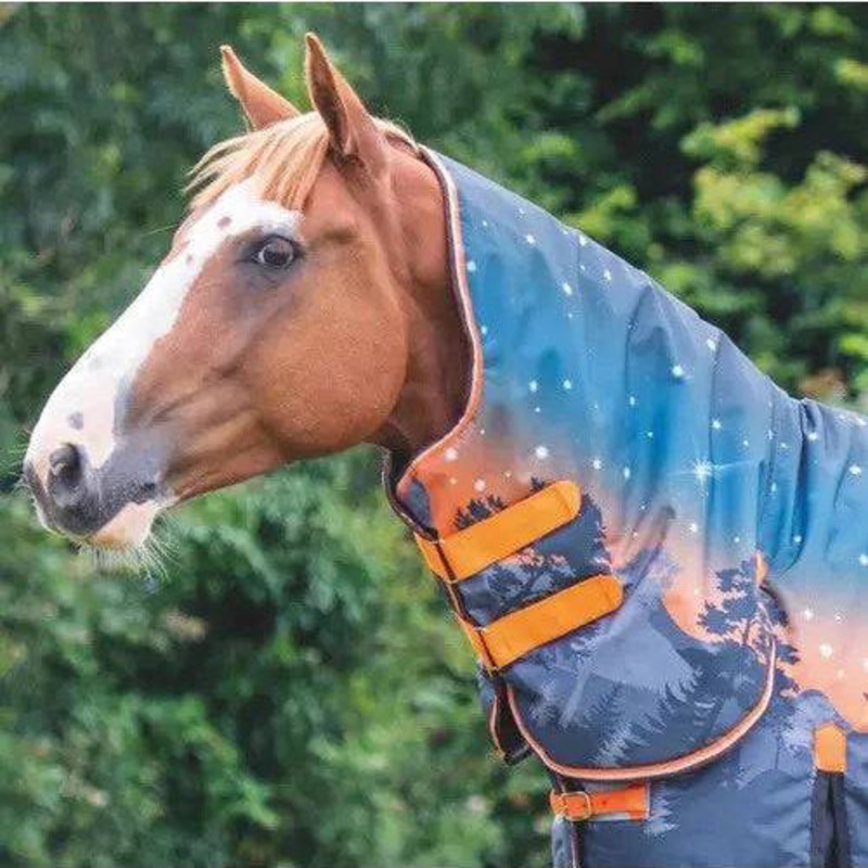 Shires Tempest Winter Sunset Neck Cover, 600 Denier