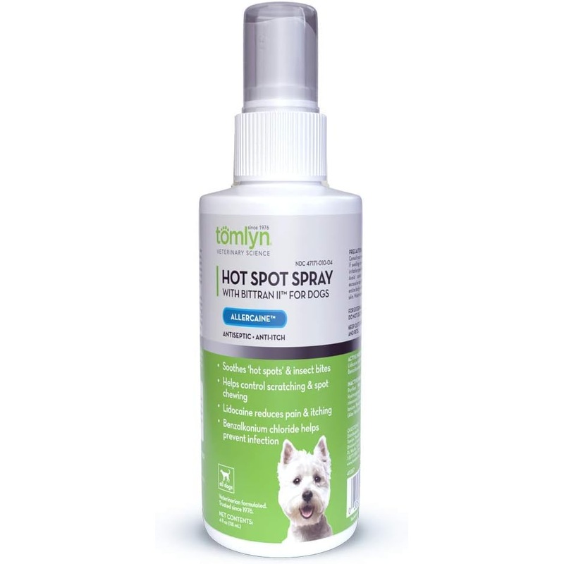 Hot Spot Spray (Allercaine) for Dogs with Bittran