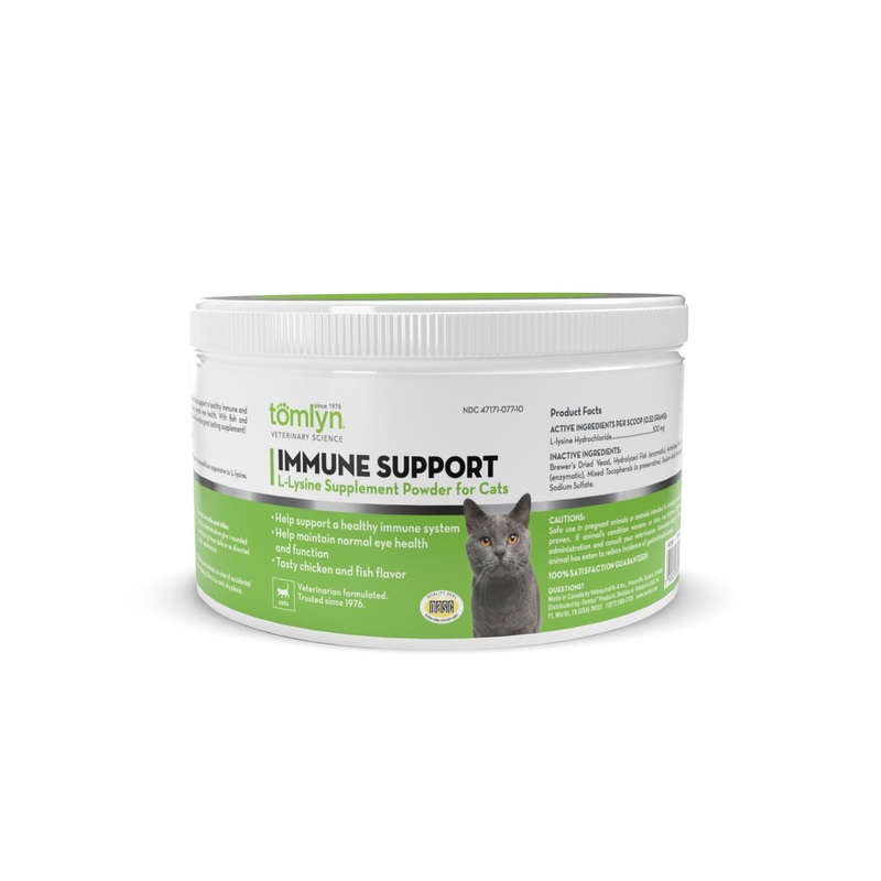 L-Lysine Powder Immune Support Supplement for Cats, 3.5 oz