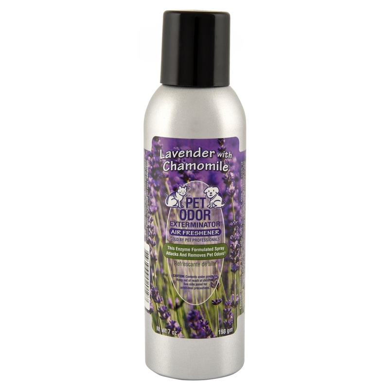 Pet Odor Exterminator Air Freshener Spray, Lavender with Chamomile, 7 oz