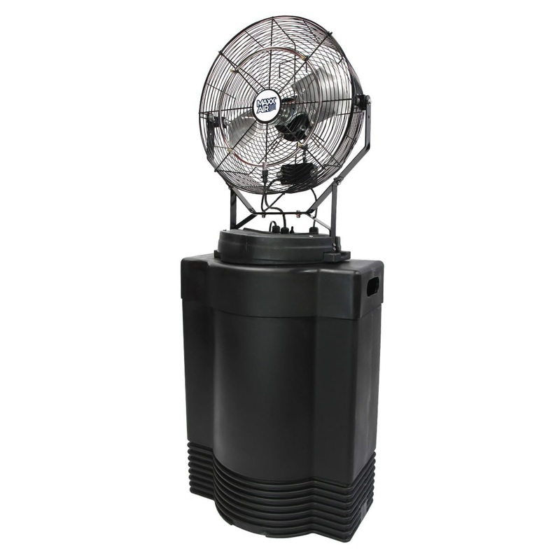18 Mid-Pressure Misting Fan with 40 Gallon Cooler