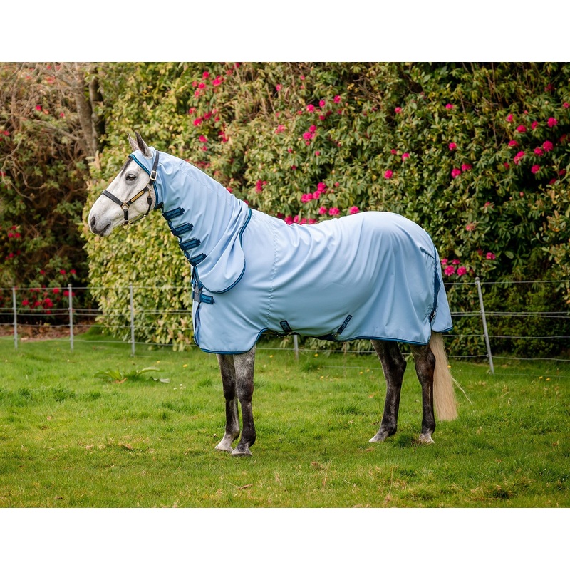 Amigo Ripstop Hoody Horse Fly Sheet  Lightweight, UV & Insect Protection with Integrated Neck Cover
