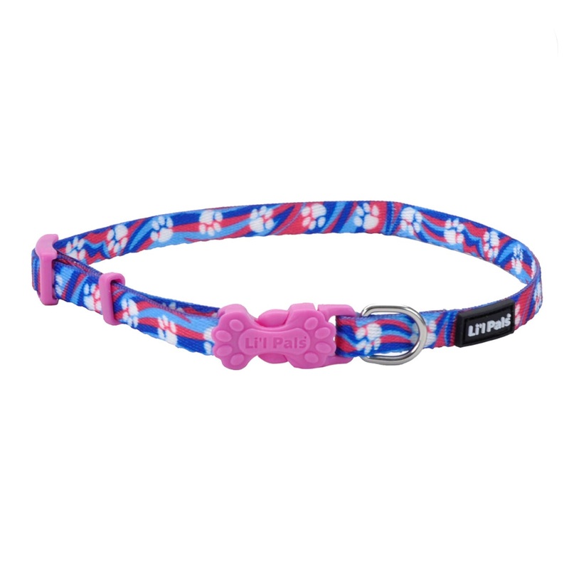Li’l Pals Adjustable Patterned Dog Collar