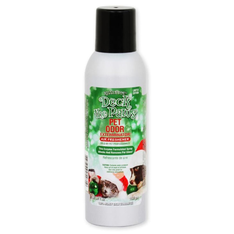 Pet Odor Exterminator Air Freshener Spray, Deck the Paws, 7 oz