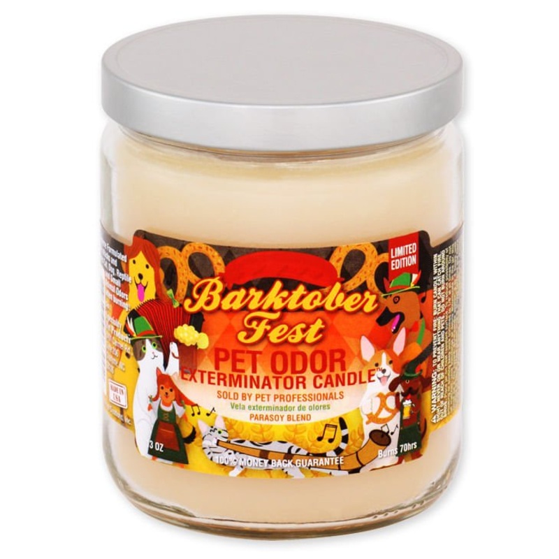 Pet Odor Exterminator Candle, Barktober Fest, 13 oz