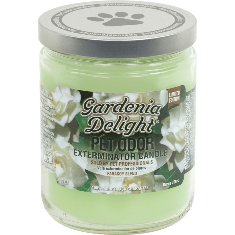 Pet Odor Exterminator Candle, Gardenia Delight, 13 oz