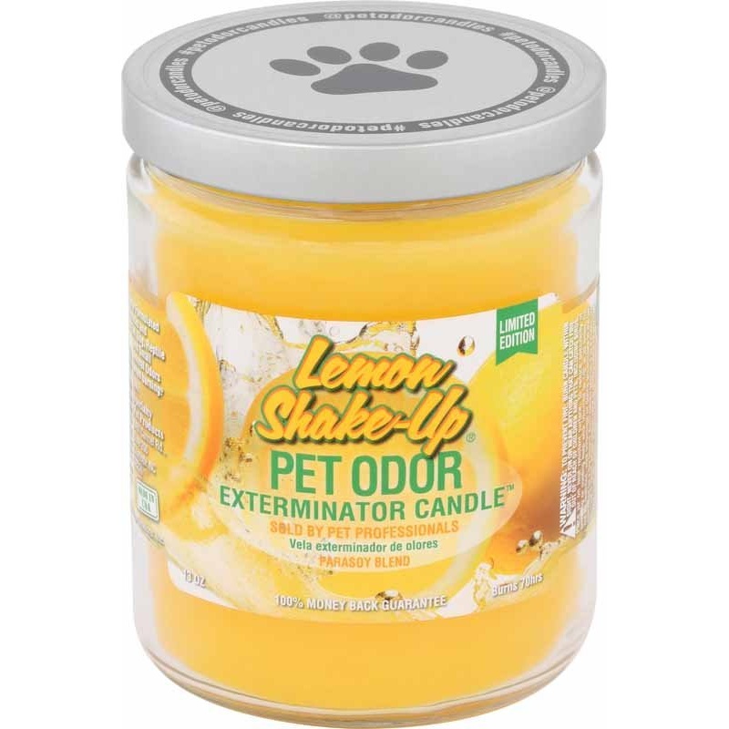 Pet Odor Exterminator Candle, Lemon Shake-Up, 13 oz