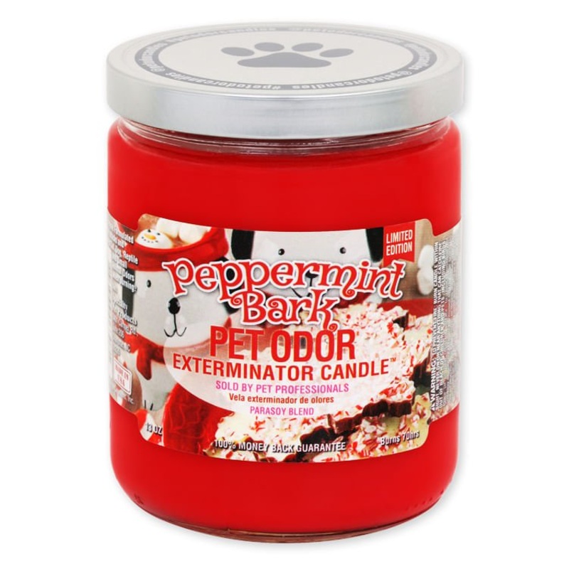 Pet Odor Exterminator Candle, Peppermint Bark, 13 oz