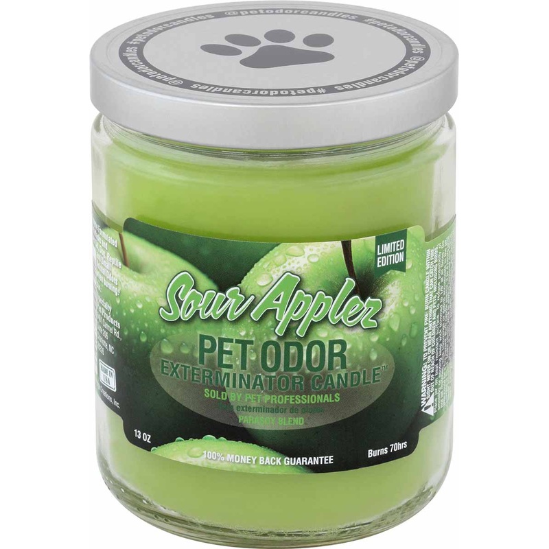 Pet Odor Exterminator Candle, Sour Applez Up, 13 oz