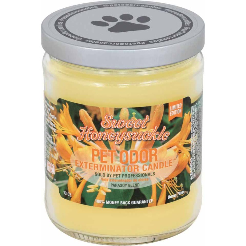 Pet Odor Exterminator Candle, Sweet Honeysuckle, 13 oz
