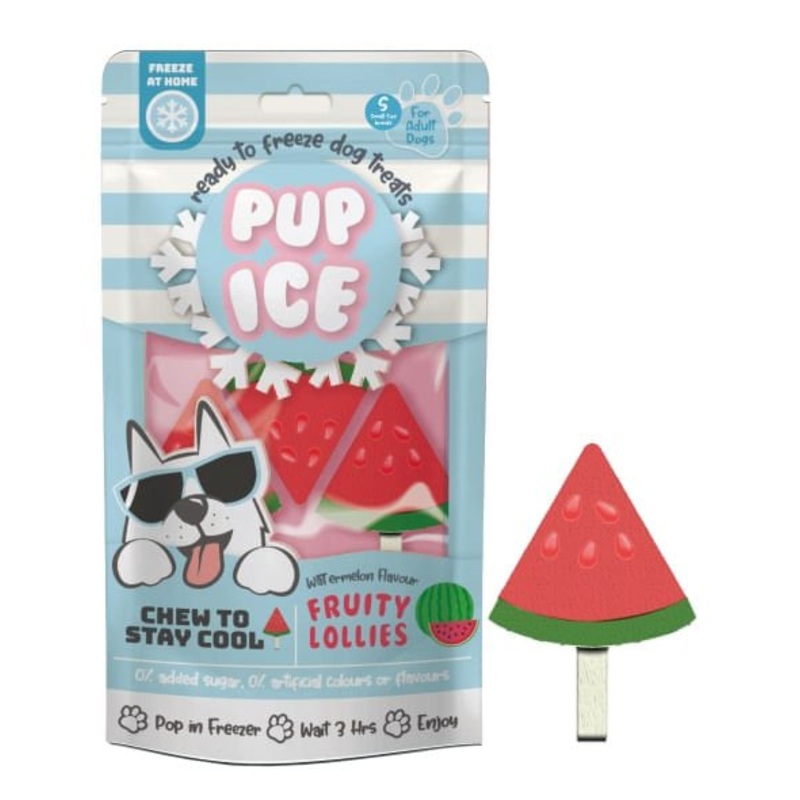 Pup Ice Fruity Lollies, 3pk|Watermelon|Pineapple