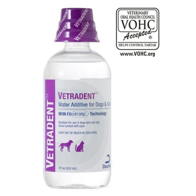 Vetradent Liquid Water Additive for Dogs & Cats, 17 oz
