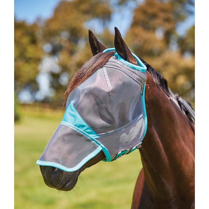Weatherbeeta ComFITec Deluxe Fine Mesh Horse Fly Mask with Nose
