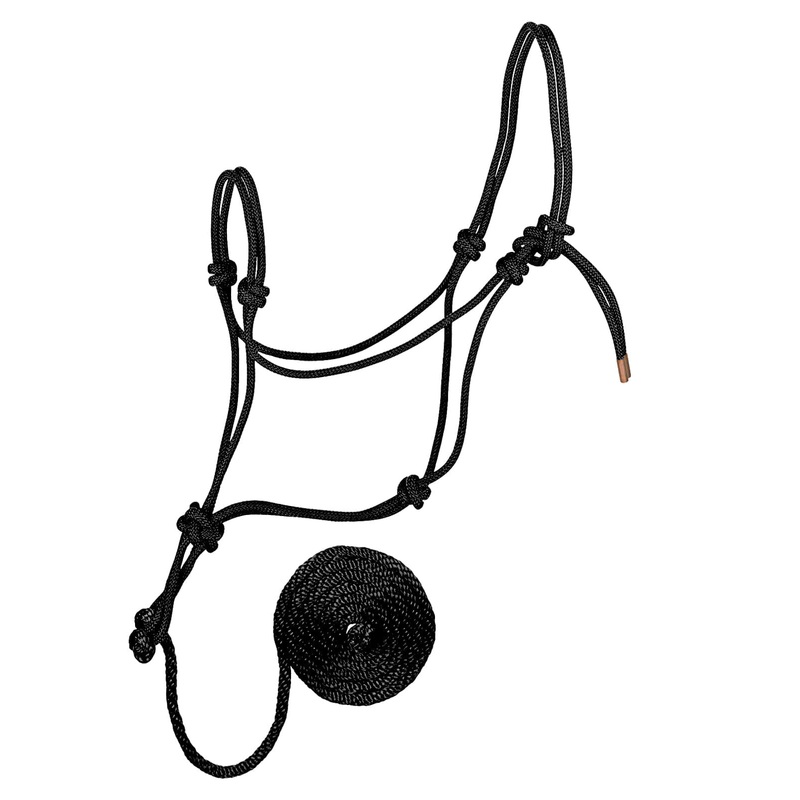 Weaver Leather Diamond Braid Rope Halter with Lead