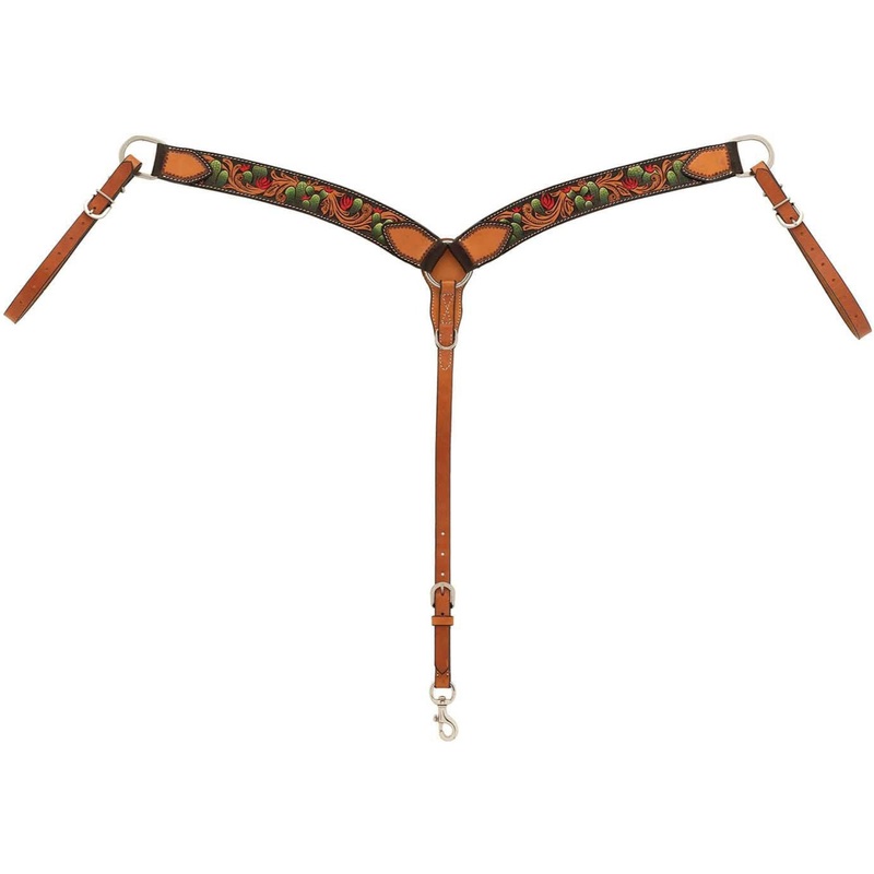 Weaver Turquoise Cross Cactus Contoured Breast Collar