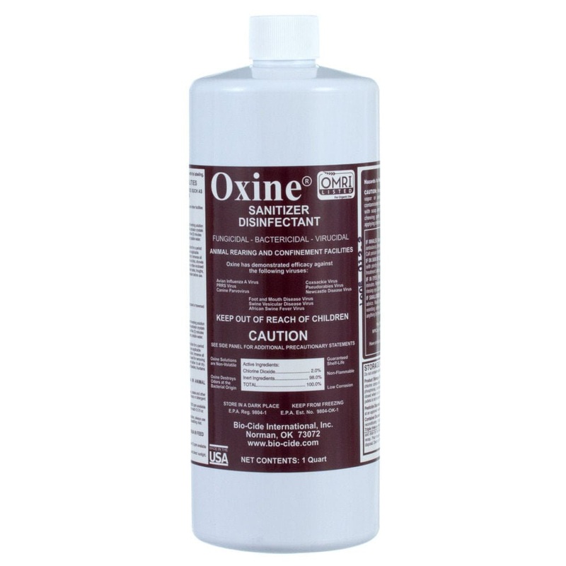 Oxine AH Sanitizer Disinfectant for Animal Facilities
