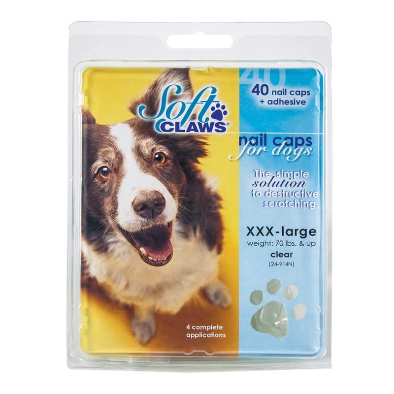 Soft Claws Nail Caps for Dogs, 40 ct