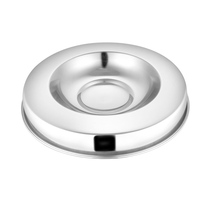 Stainless Steel Flying Saucer Puppy Food & Water Bowl