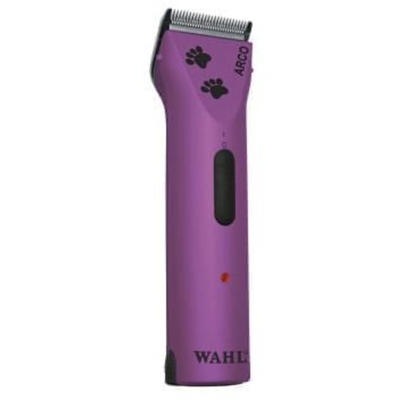 Wahl Arco Clipper with 5-in-1 Blade, Purple w/ Paw Prints
