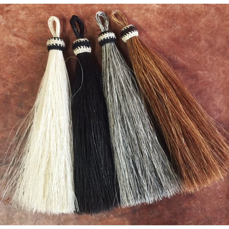 5 Star Horsehair Shufly Tassel  6, Assorted Colors, Sold Individually